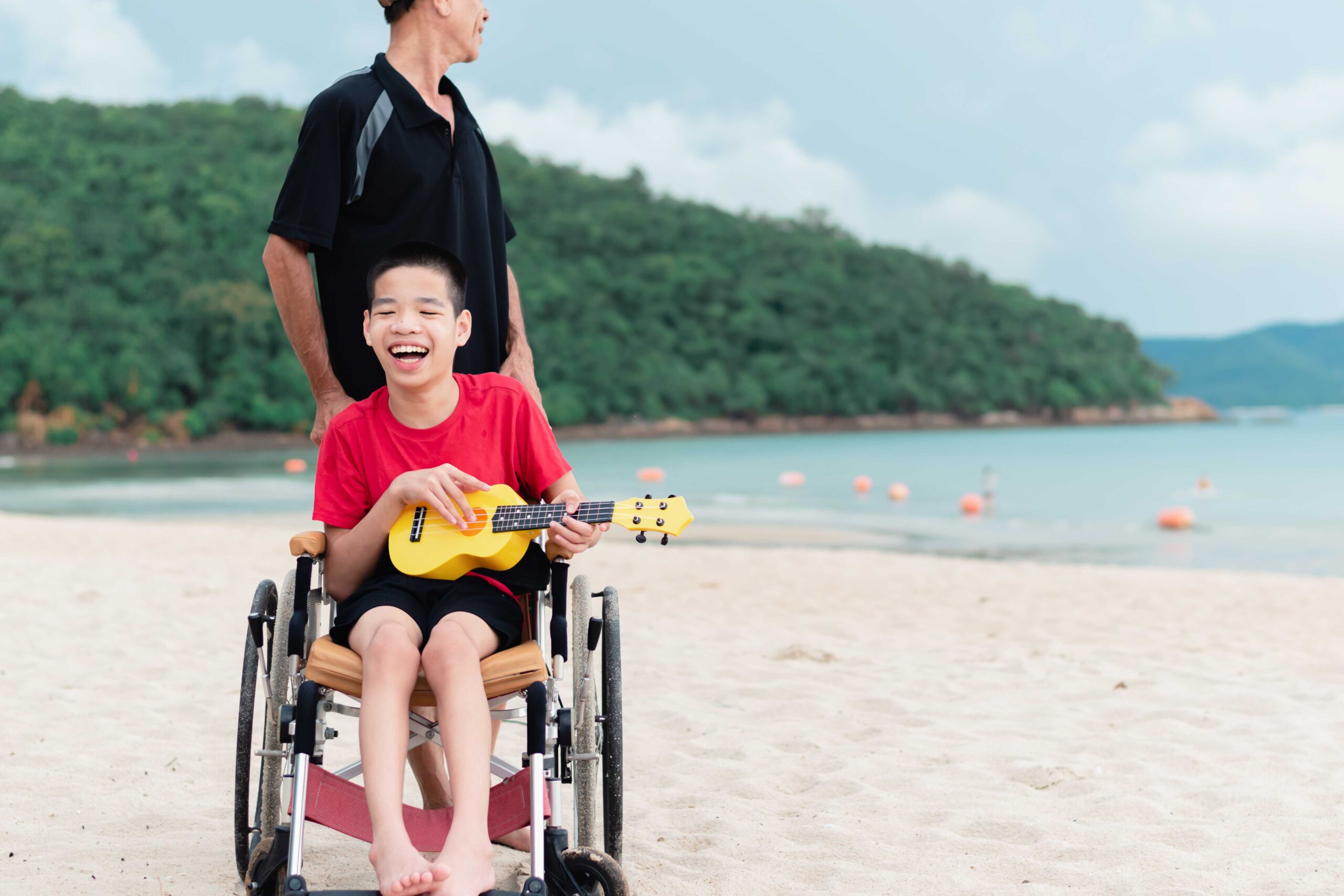 Mother and child with special needs