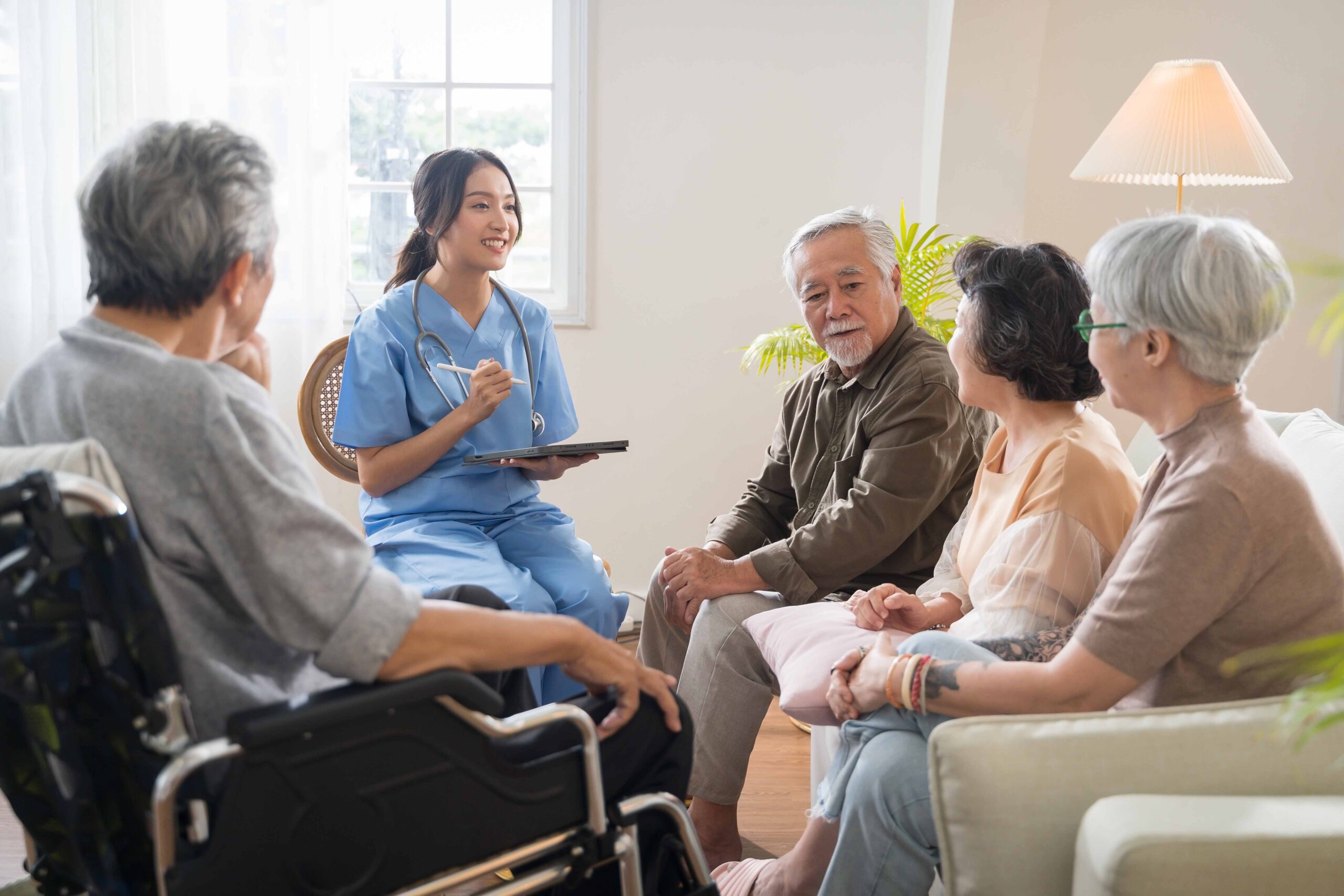 Caregiver moment